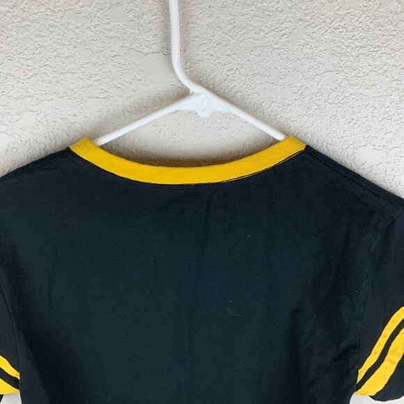 Dutch Bros Coffee Black and Yellow Steelers Inspired Tee Shirt Sz M - Picture 5 of 8